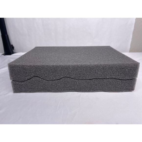 5 Sets - Convoluted Foam 6x6x2" - Charcoal, 2-Piece Interlocking - Picture 3 of 5